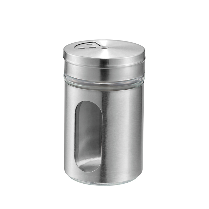 ガラス調味料入れ(80ml)カバー付